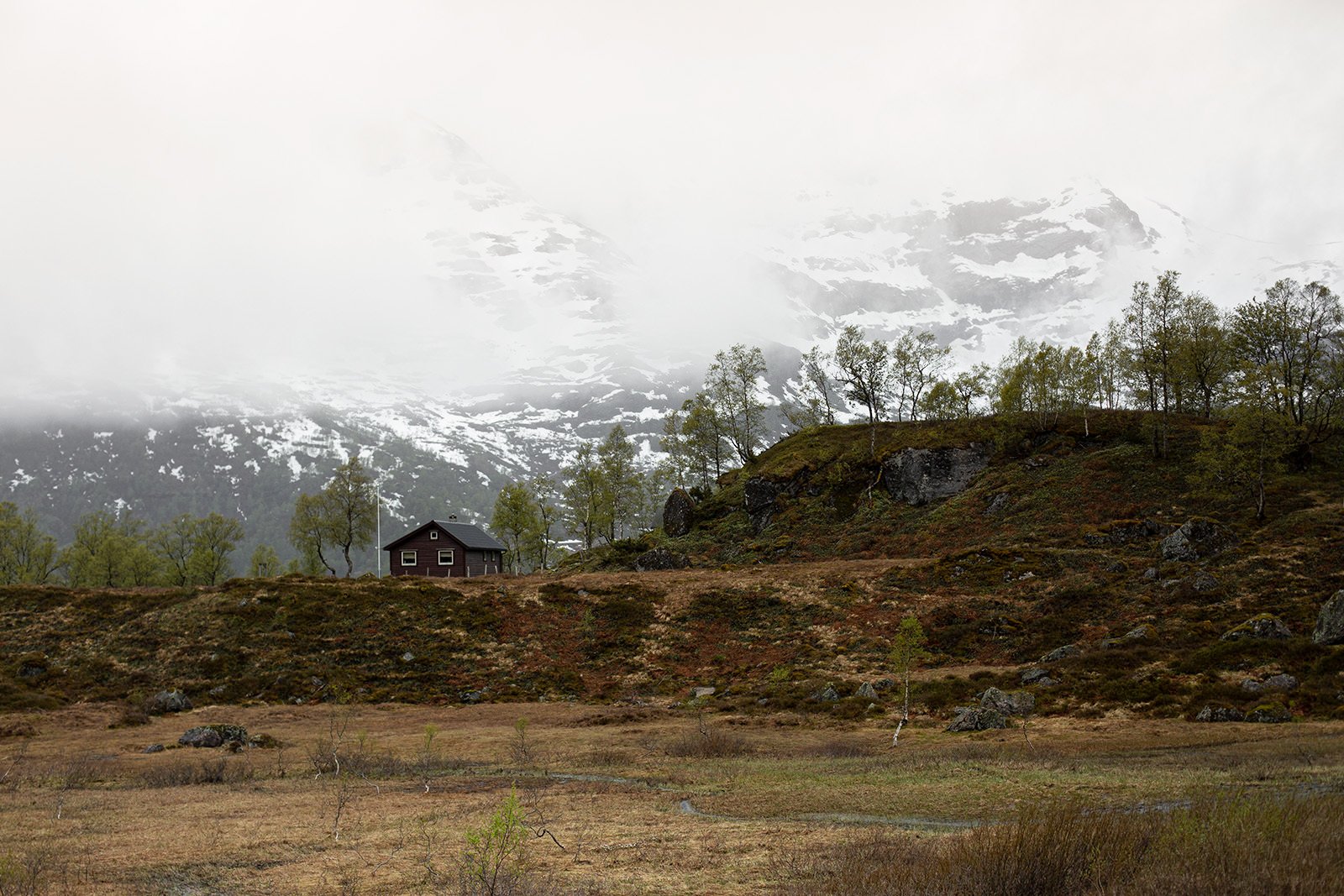 Elope in Norway near Rogaland mountains