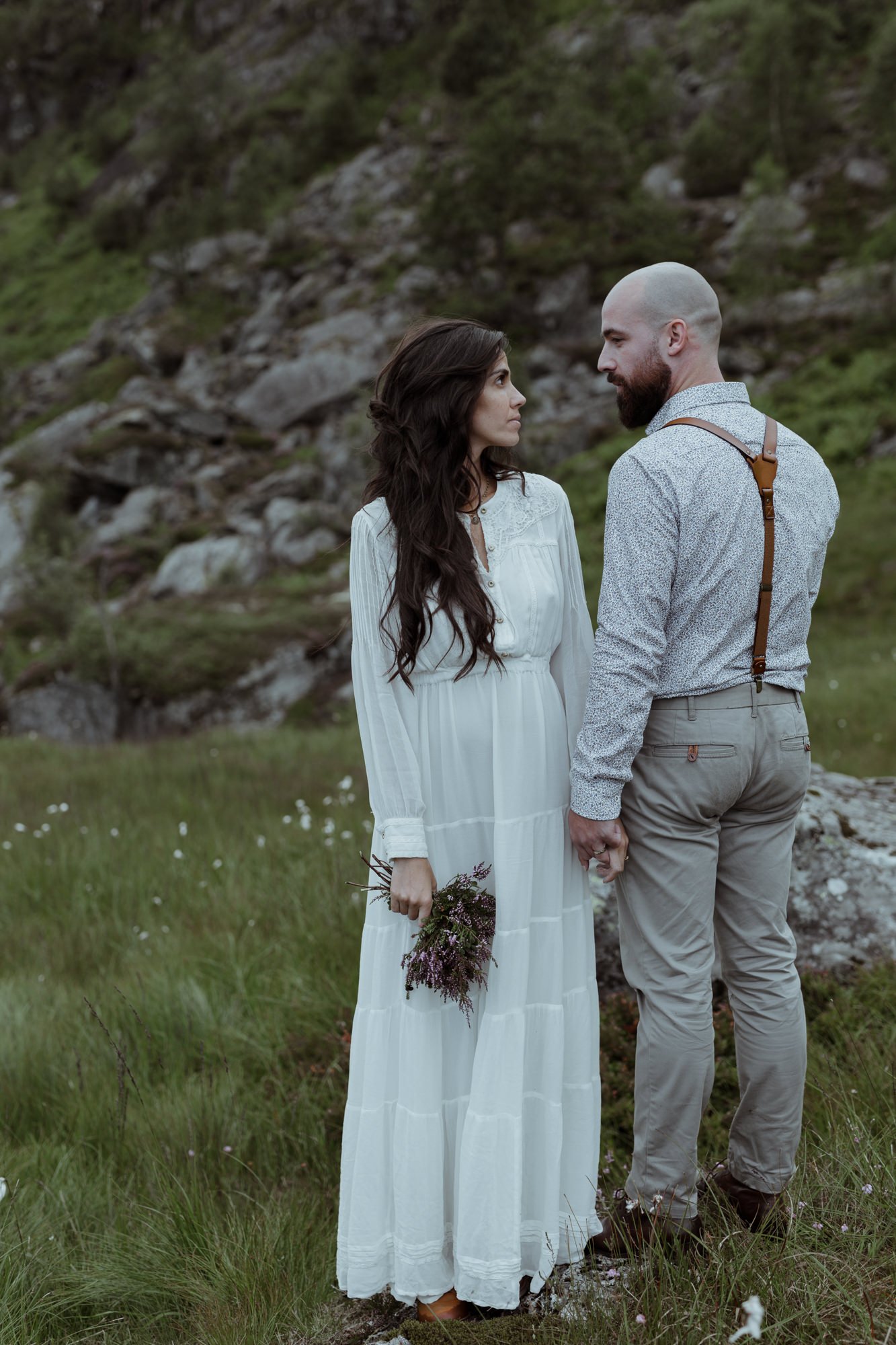 Intimate wedding in Norway