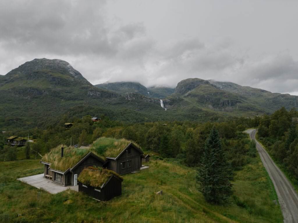 cabin surrounded by nature